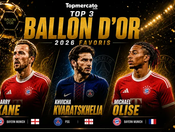 Le Top 12 des favoris du Ballon d’Or 2026