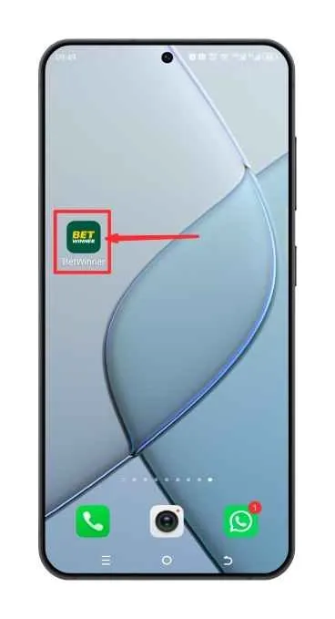 Application Betwinner sur Android