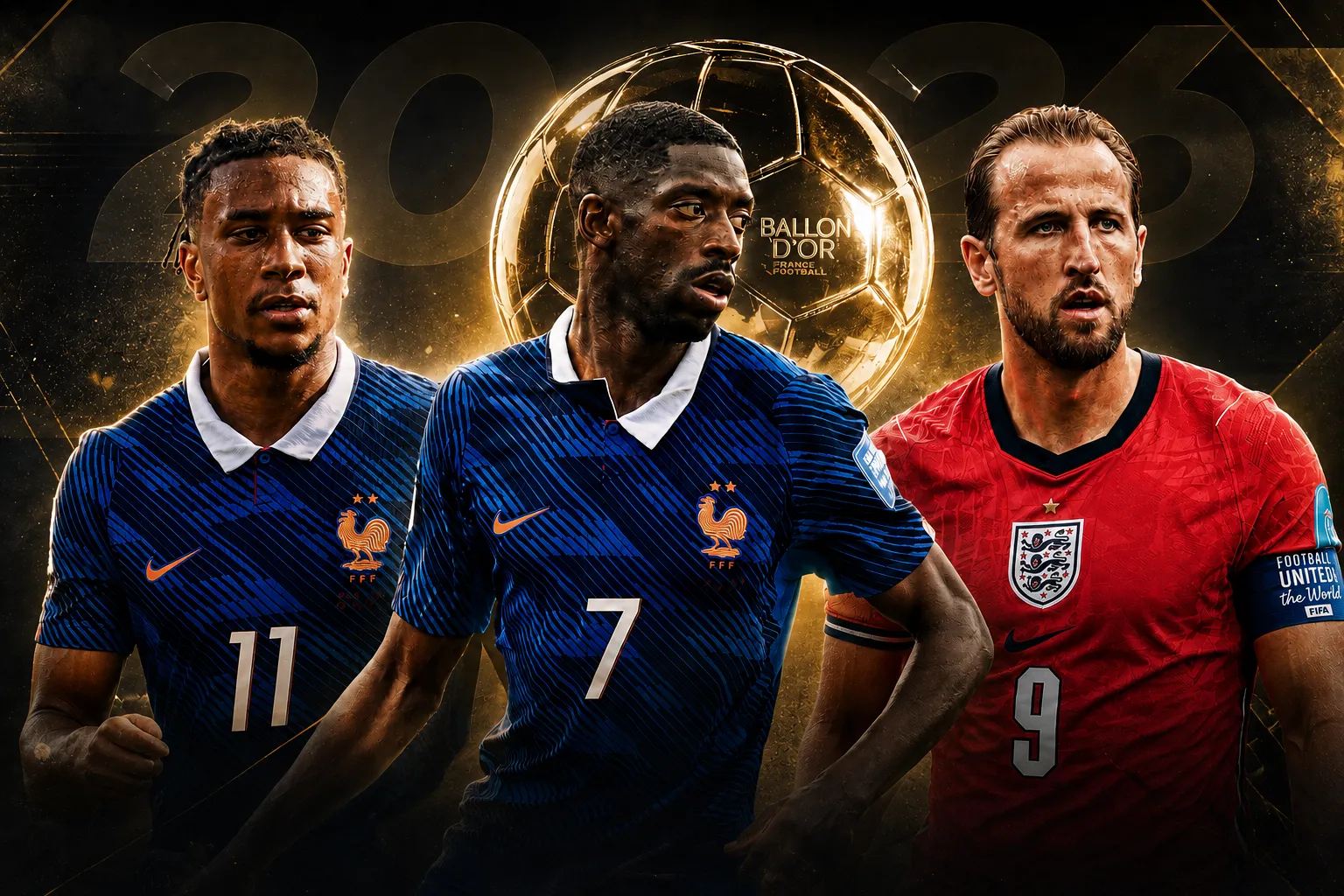 Ballon d’Or 2026 : vote pour ton Top 10 avec Olise, Dembélé et Kane en favoris