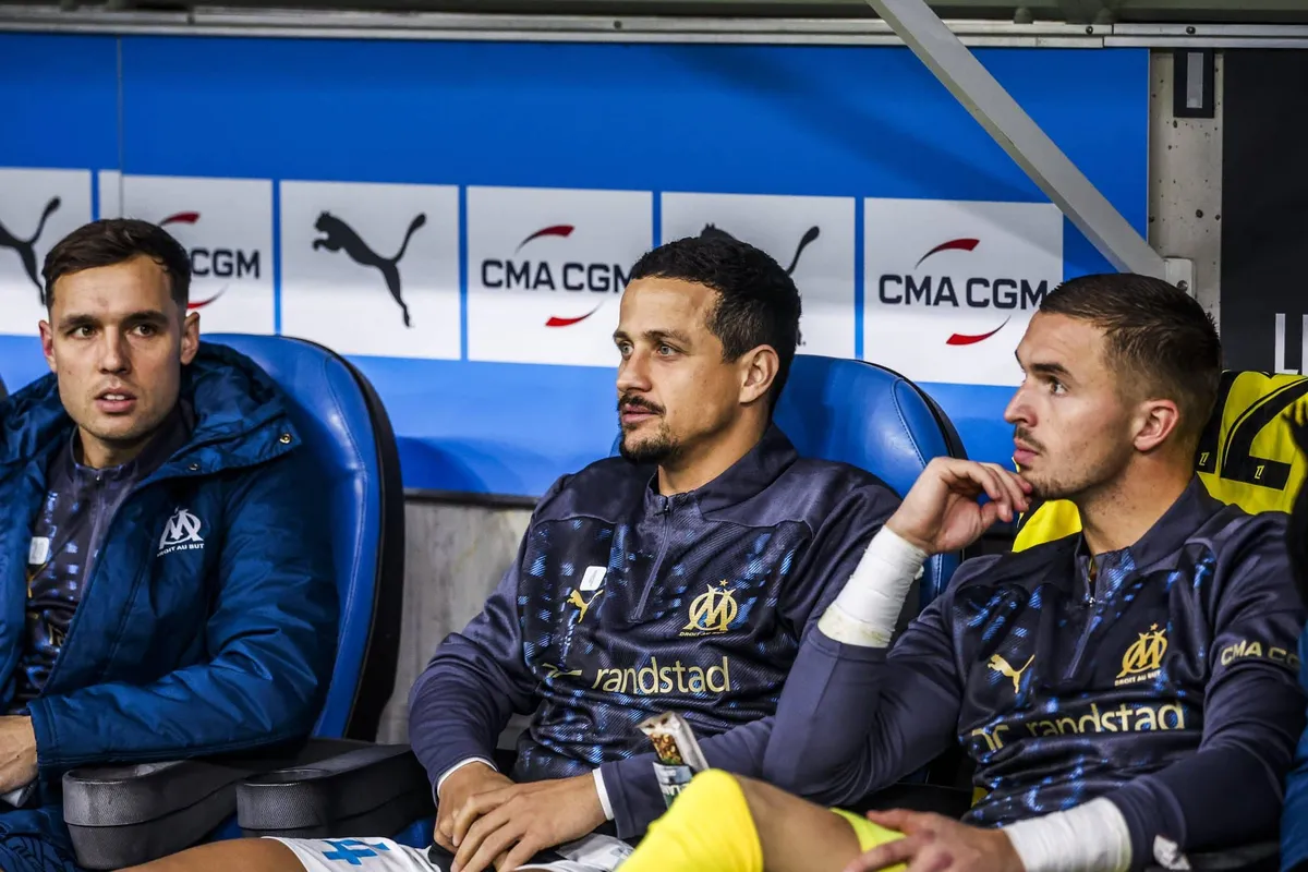 Pol Lirola Luiz Felipe Jeffrey de Lange OM Marseille