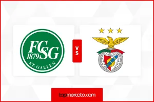 Pronostic FC Saint-Gall Benfica – Qualification Ligue Europa (23/07/2026)