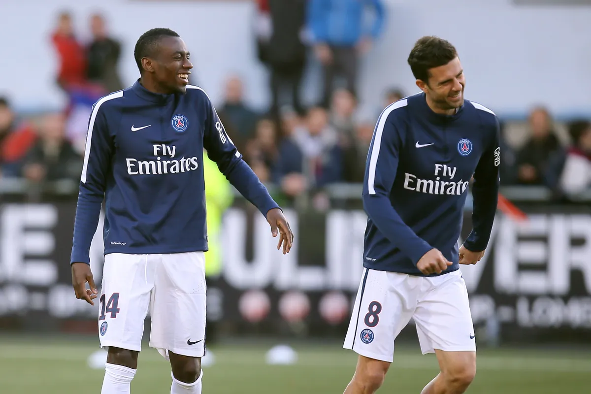 Blaise Matuidi Thiago Motta PSG