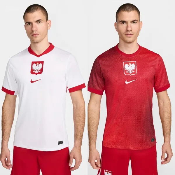 Maillot Pologne Euro 2024 domicile extérieur