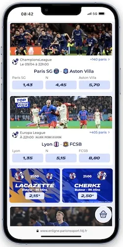 Faites vos pronos foot sur Parions Sport