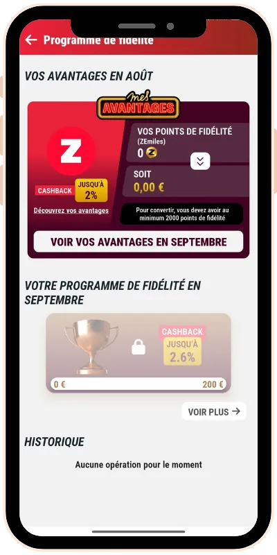 Engrangez les ZEmiles en pariant toute l'année