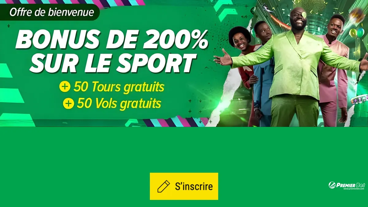 Ouvrez un compte avec le code promo Premier Bet