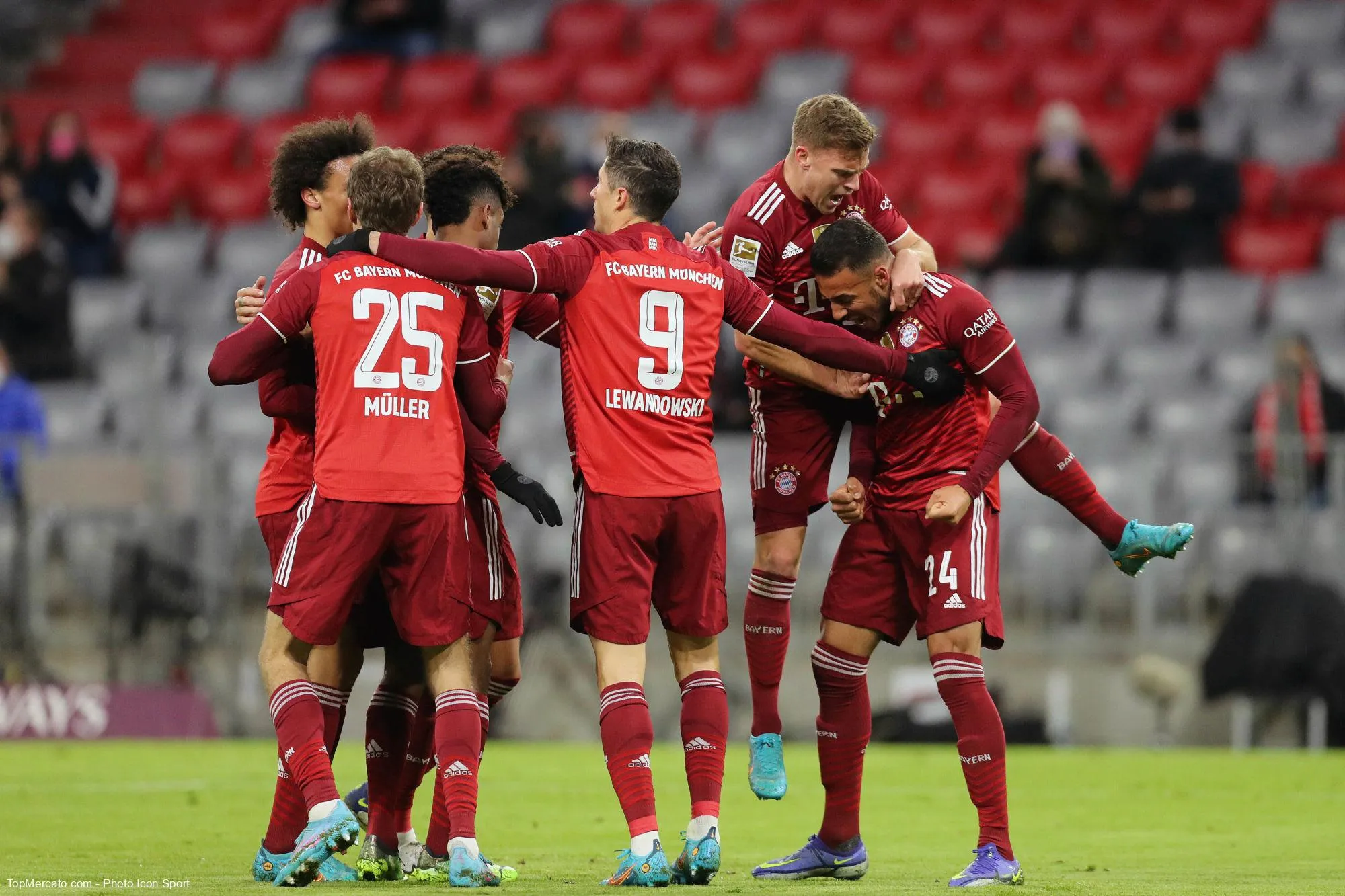 Thomas Muller, Robert Lewandowski, Corentin Tolisso, Bayern Munich