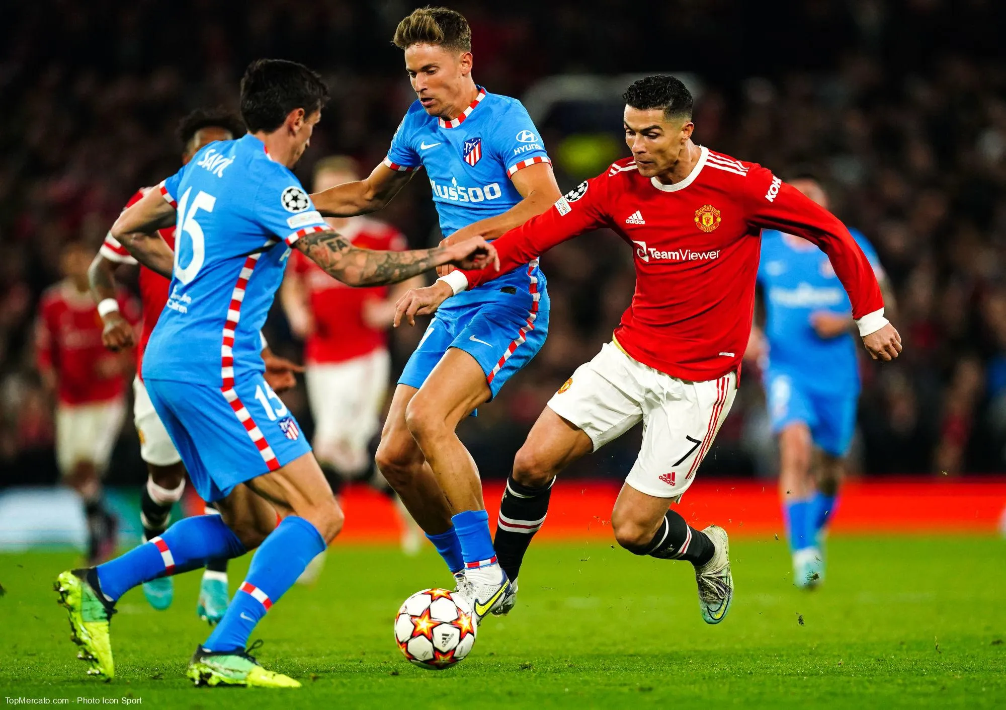 Cristiano Ronaldo match Manchester United Atlético Madrid