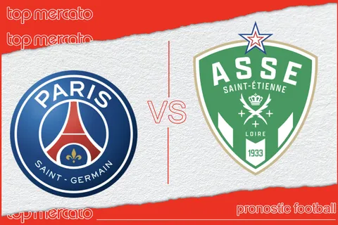 Pronostic PSG Saint-Étienne – Ligue 1 (12/01/2025)