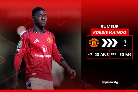 Mercato Manchester United : les 4 écuries sur le coup pour Kobbie Mainoo