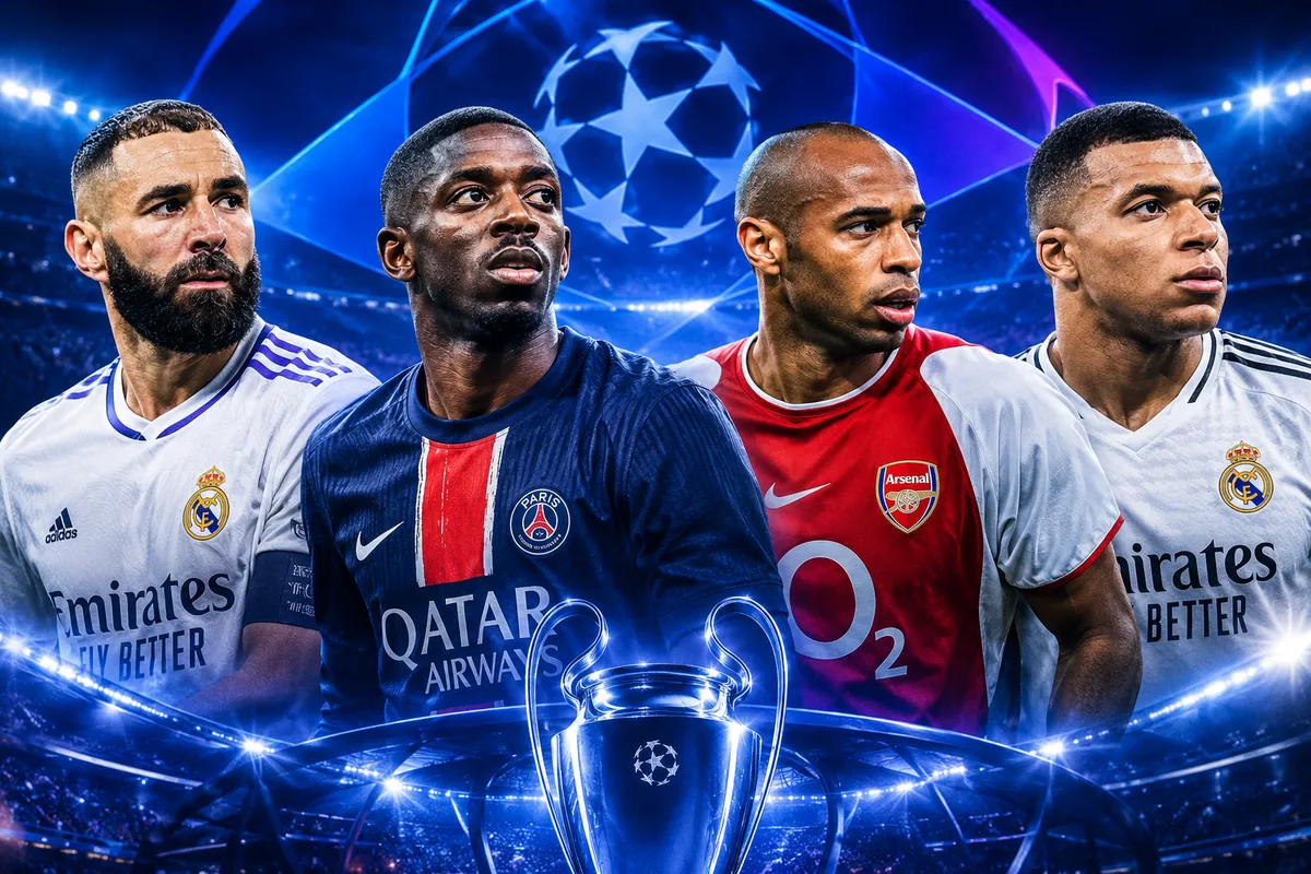 Les meilleurs buteurs français de l’histoire de la Ligue des champions, avec Mbappé et Ousmane Dembélé