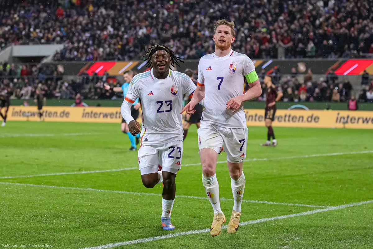 Johan Bakayoko Kevin De Bruyne Belgique
