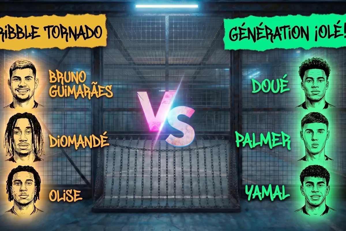 La Cage : la Dribble Tornado d’Olise face à la Generation ¡Olé! de Yamal et Doué, choisis qui va remporter la finale !