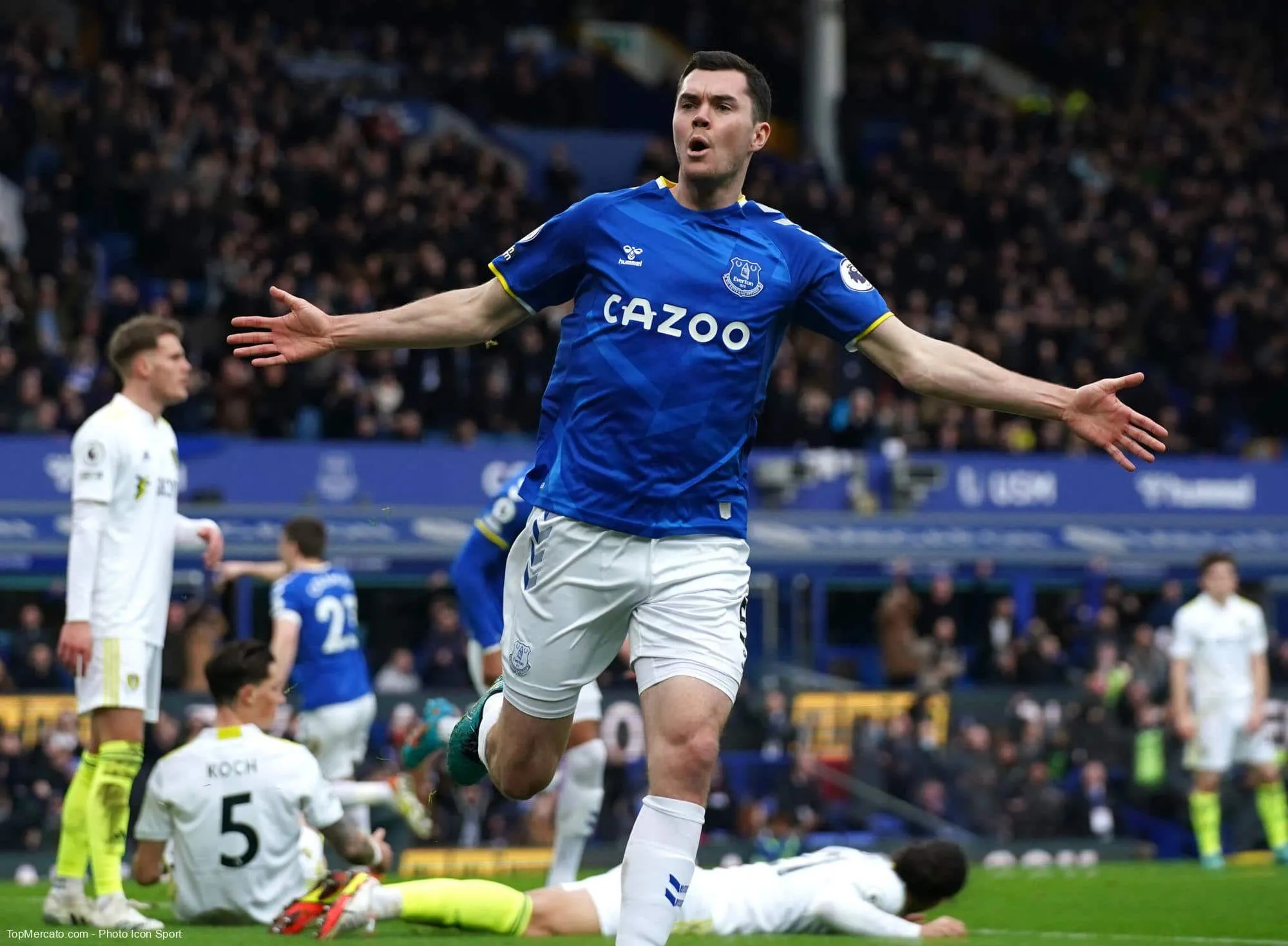 Michael Keane, match Everton-Leeds