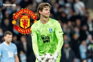 Mercato Manchester United : Melker Ellborg, la prochaine doublure de Senne Lammens ?