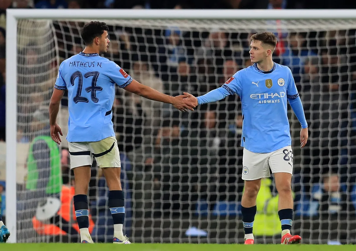 Matheus Nunes James McAtee Manchester City