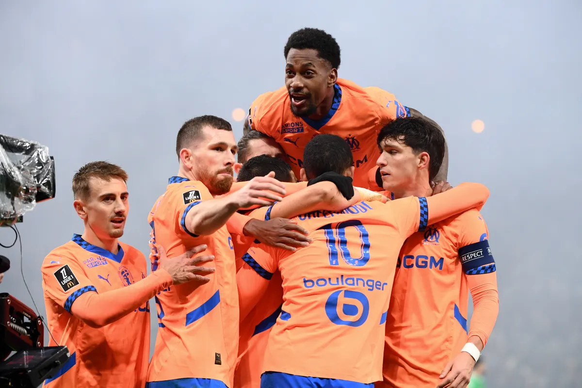 Valentin Rongier Pierre Emile Hojbjerg Leonardo Balerdi Amir Murillo OM Marseille