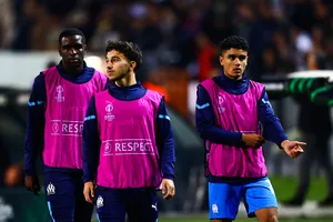 Ugo Bertelli, Jonathan Pitou et Yakine Said, OM