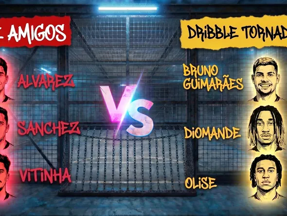 Vitinha et Michael Olise rejouent PSG-Bayern dans La Cage : revanche ou pas, c’est à vous de voter !