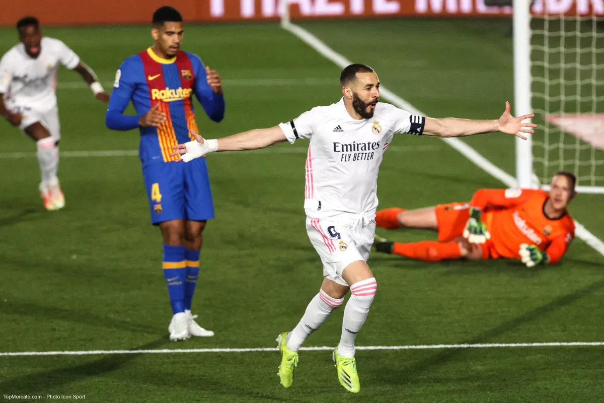 Karim Benzema, Real Madrid-FC Barcelone
