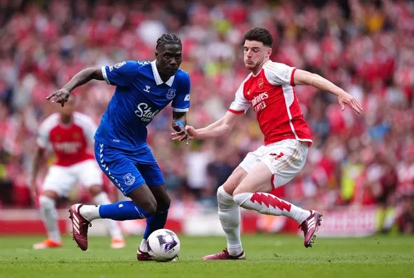 Amadou Onana Declan Rice Everton Arsenal