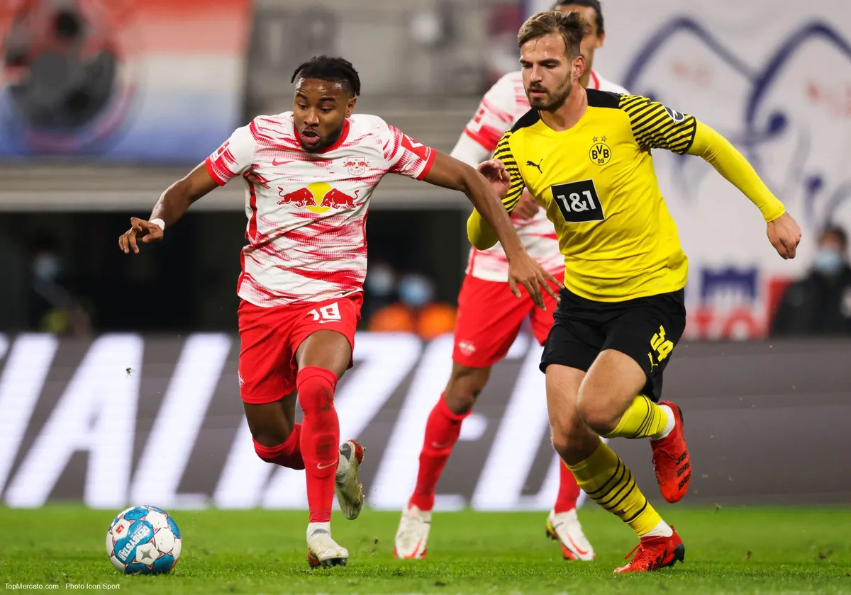 Christopher Nkunku, match RB Leipzig-BVB Borussia Dortmund