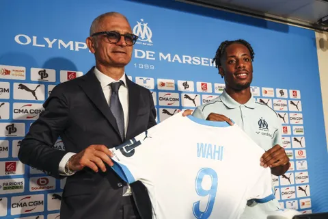 Fabrizio Ravanelli Elye Wahi OM Marseille