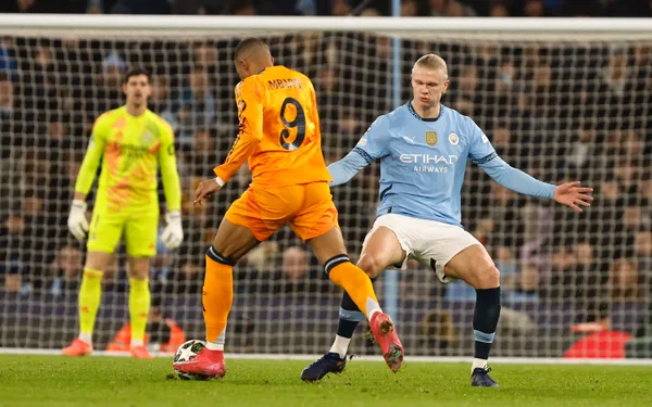 Kylian Mbappé Erling Haaland Real Madrid Manchester City