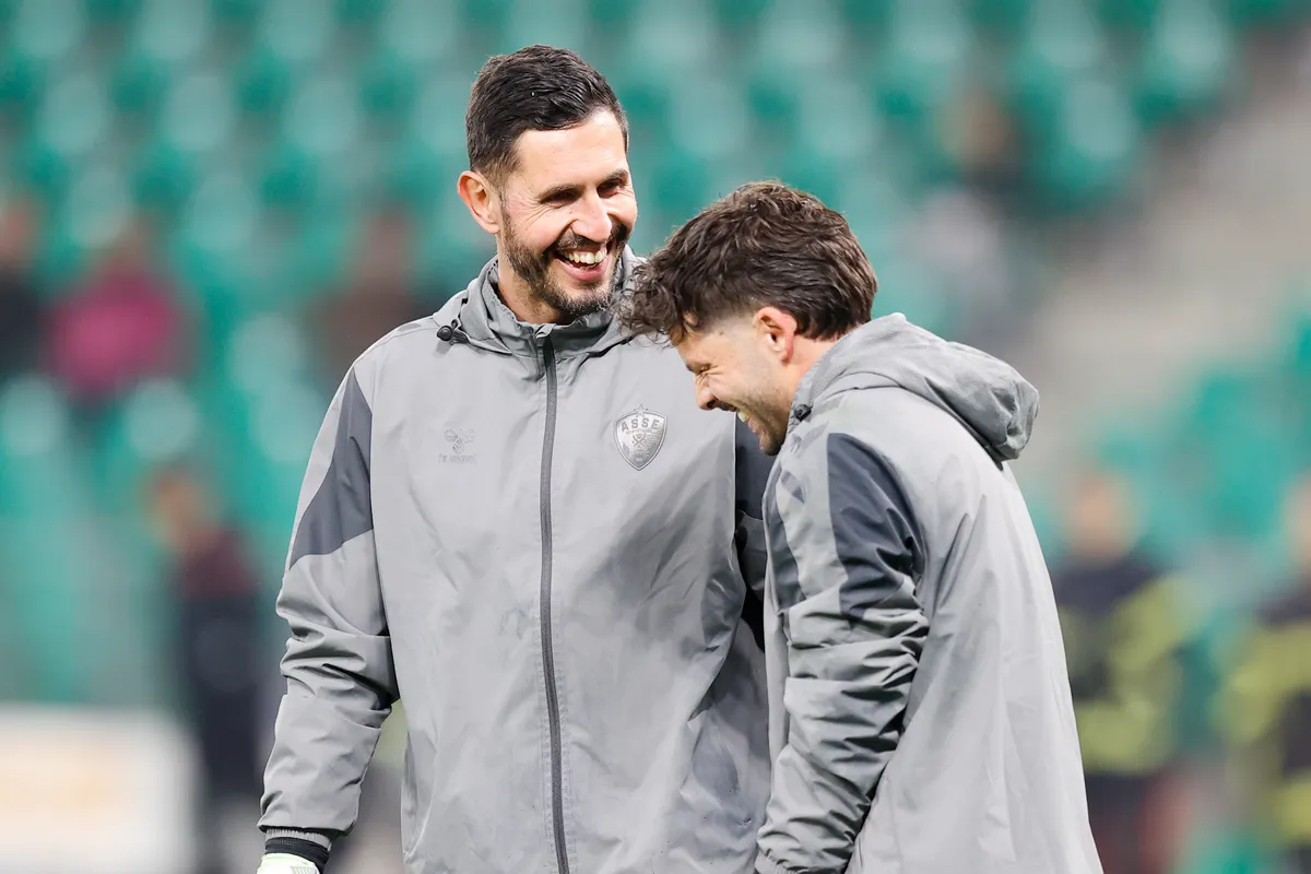 Brice Maubleu Gautier Larsonneur ASSE Saint-Etienne