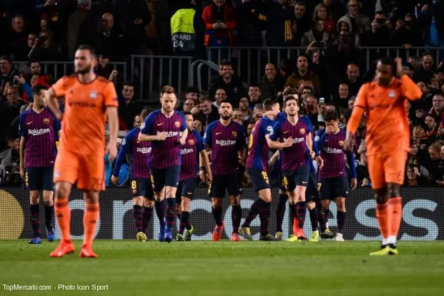 LdC : le Barça sort l’OL au Camp Nou !