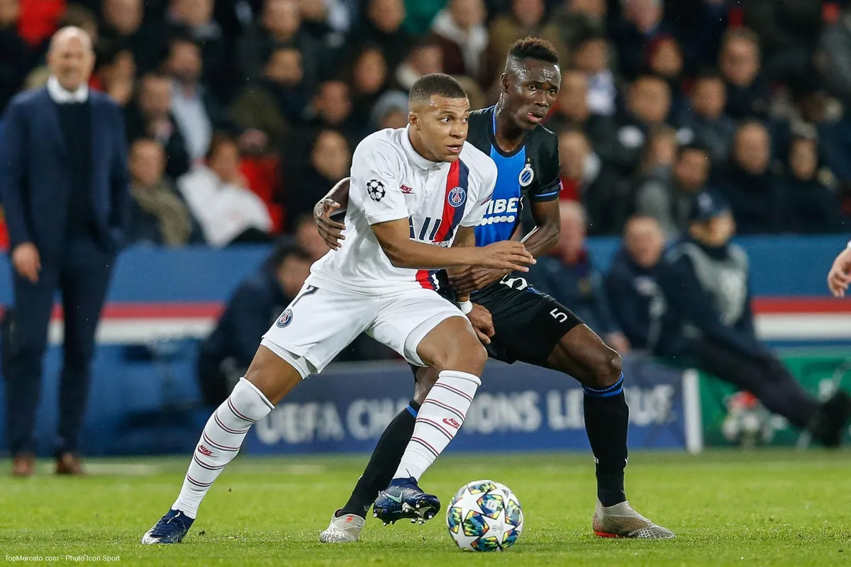 Kylian Mbappé, match PSG - Bruges