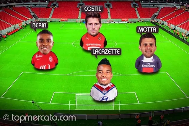 L’équipe-type de la 30e journée de Ligue 1