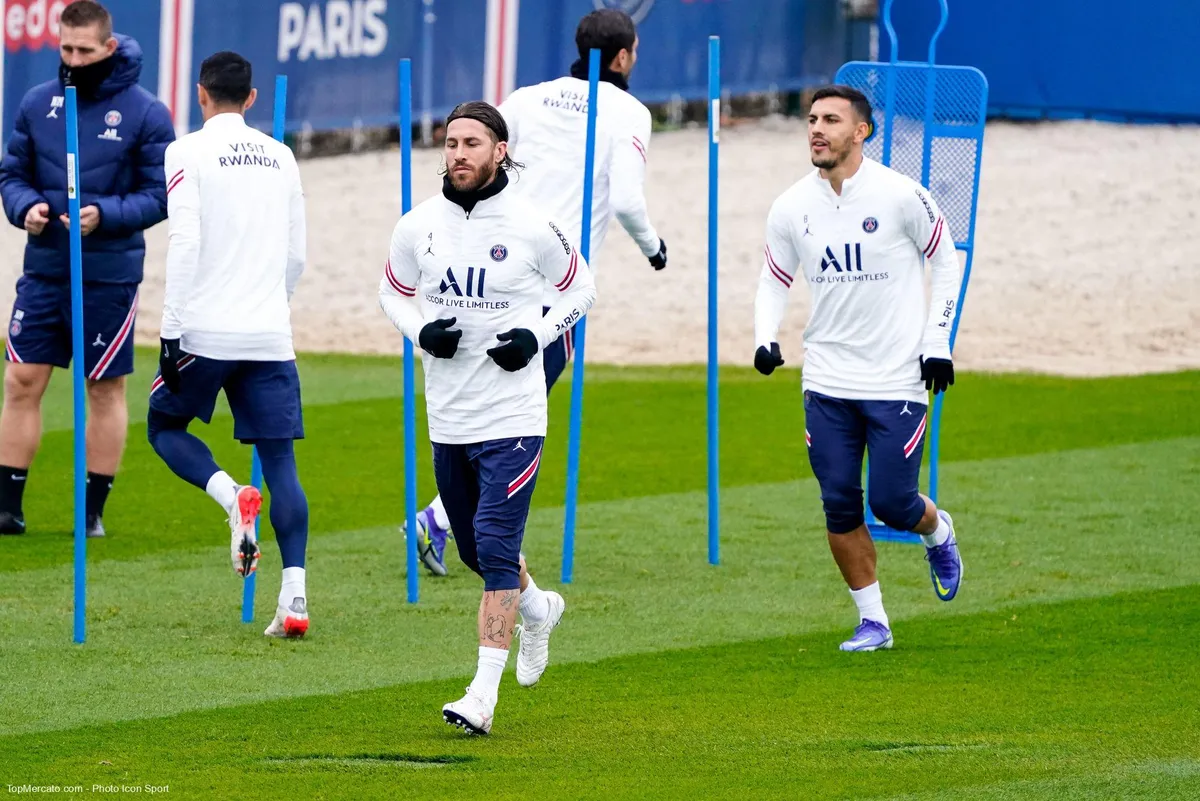 Sergio Ramos, entraînement PSG
