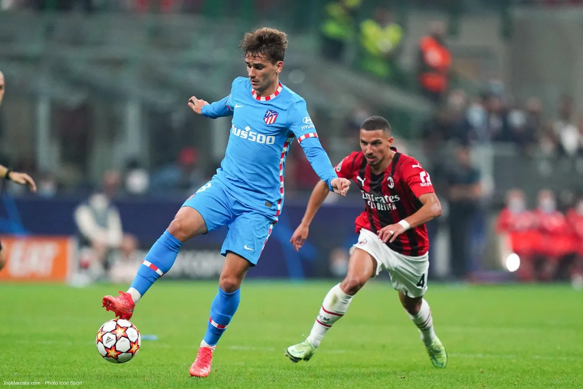 Antoine Griezmann, Milan AC-Atletico Madrid