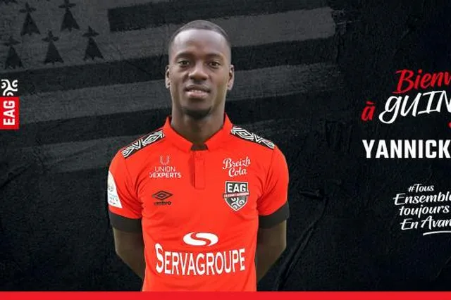 Lens : Yannick Gomis file à Guingamp (Officiel)