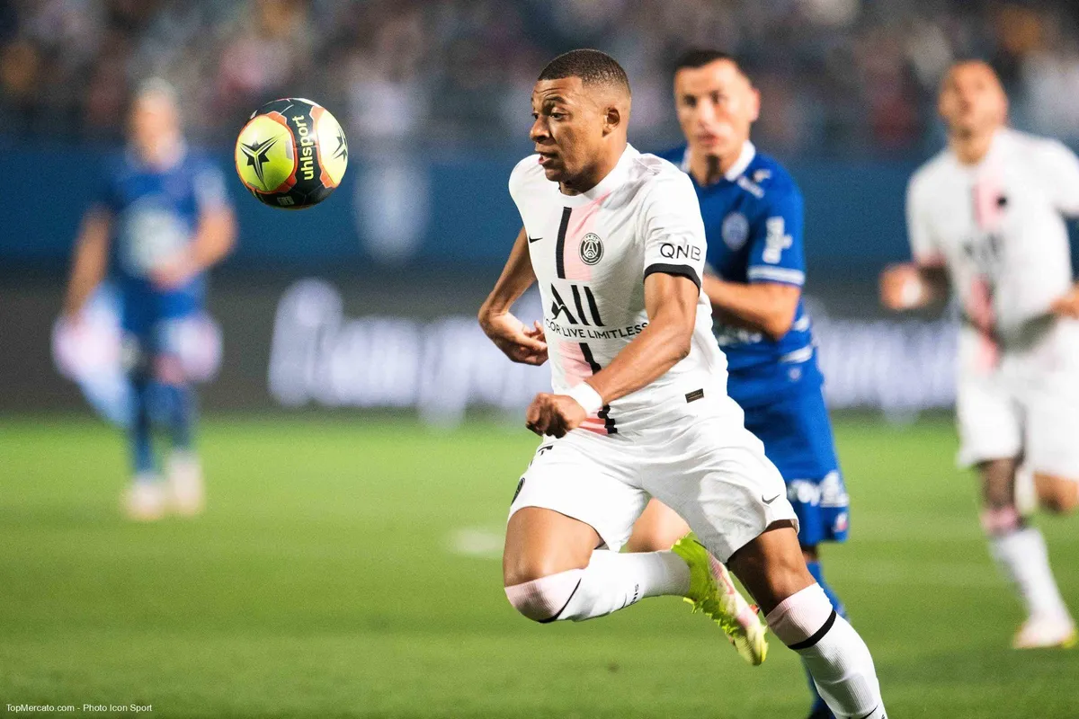 Kylian Mbappé, PSG-Troyes
