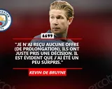 3 clubs de Premier League pour offrir à Kevin De Bruyne une revanche sur Manchester City