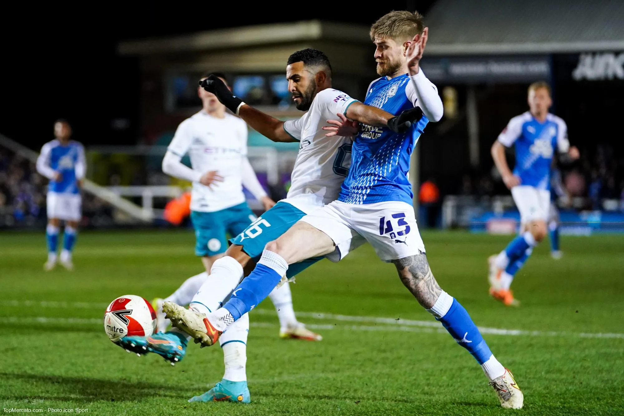 Riyad Mahrez match Peterborough Manchester City