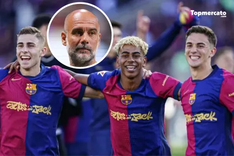 Mercato Manchester City : Pep Guardiola a voulu chiper un crack du Barça cet été