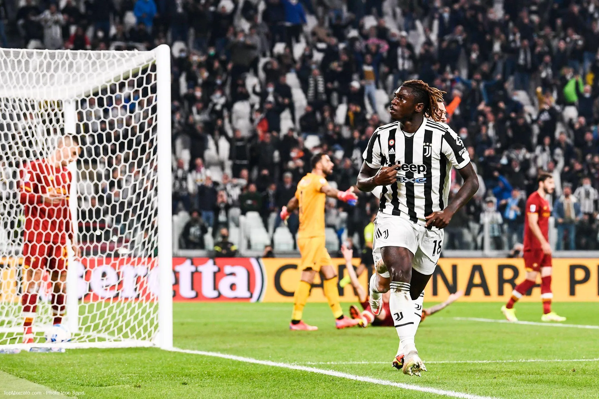 Moise Kean, match Juventus Turin-Roma AS Rome