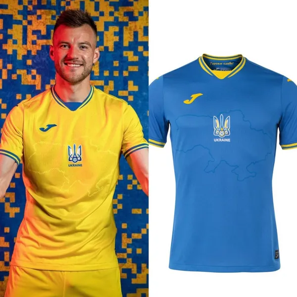 Maillot Ukraine Euro 2024 domicile extérieur