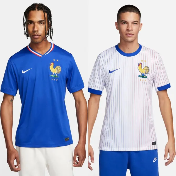Maillot équipe de France Bleus Euro 2024 domicile extérieur