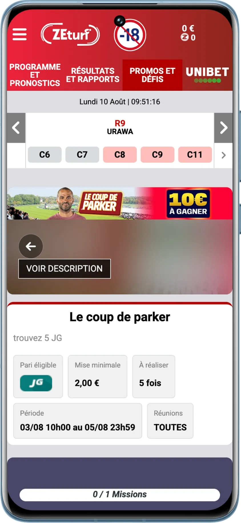 ZEturf et Tony Parker sont partenaires et font des défis chaque mois
