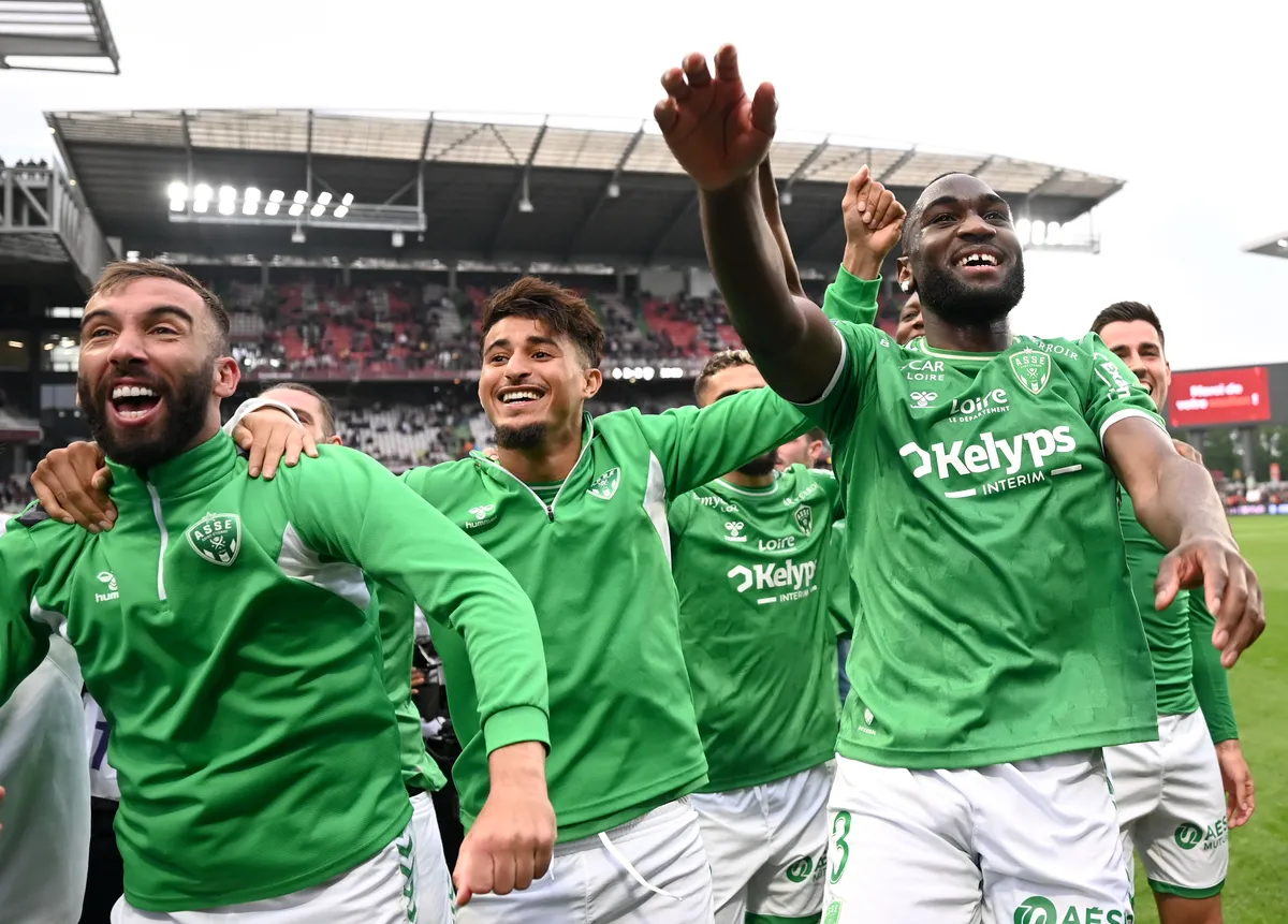 Florian Tardieu Aimen Moueffek Mickael Nade ASSE Saint-Etienne