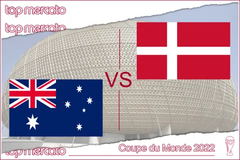 Pronostic Australie – Danemark et meilleures cotes à jouer