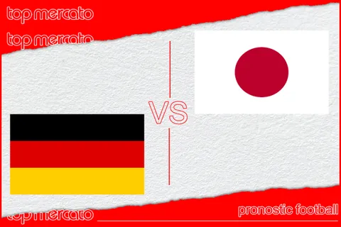 Pronostic Allemagne – Japon et meilleures cotes