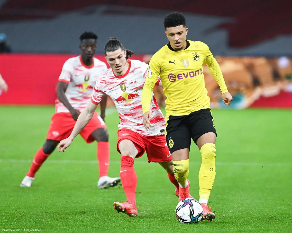 Jadon Sancho et Marcel Sabitzer, BVB-RBL