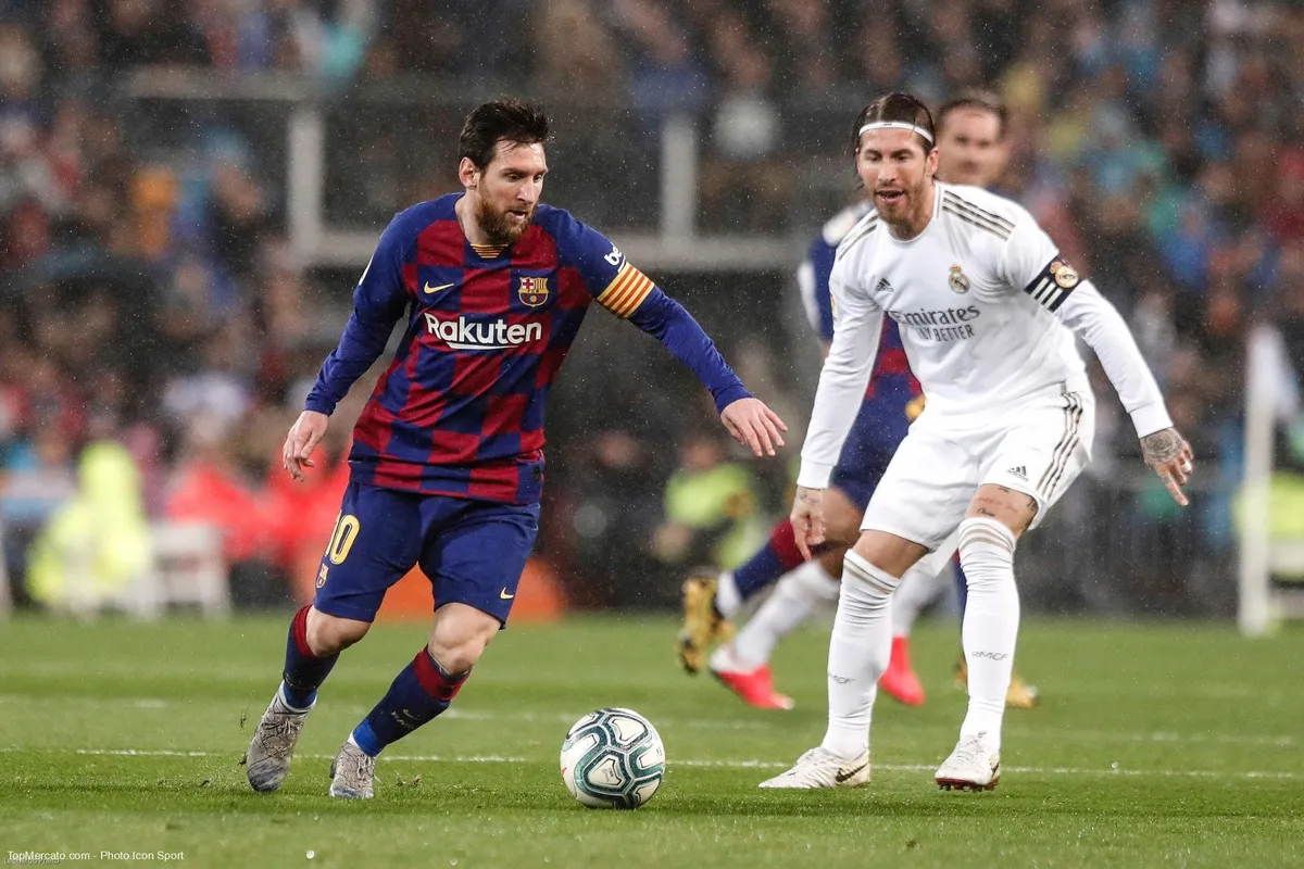 Lionel Messi, Sergio Ramos, Barça Real Madrid