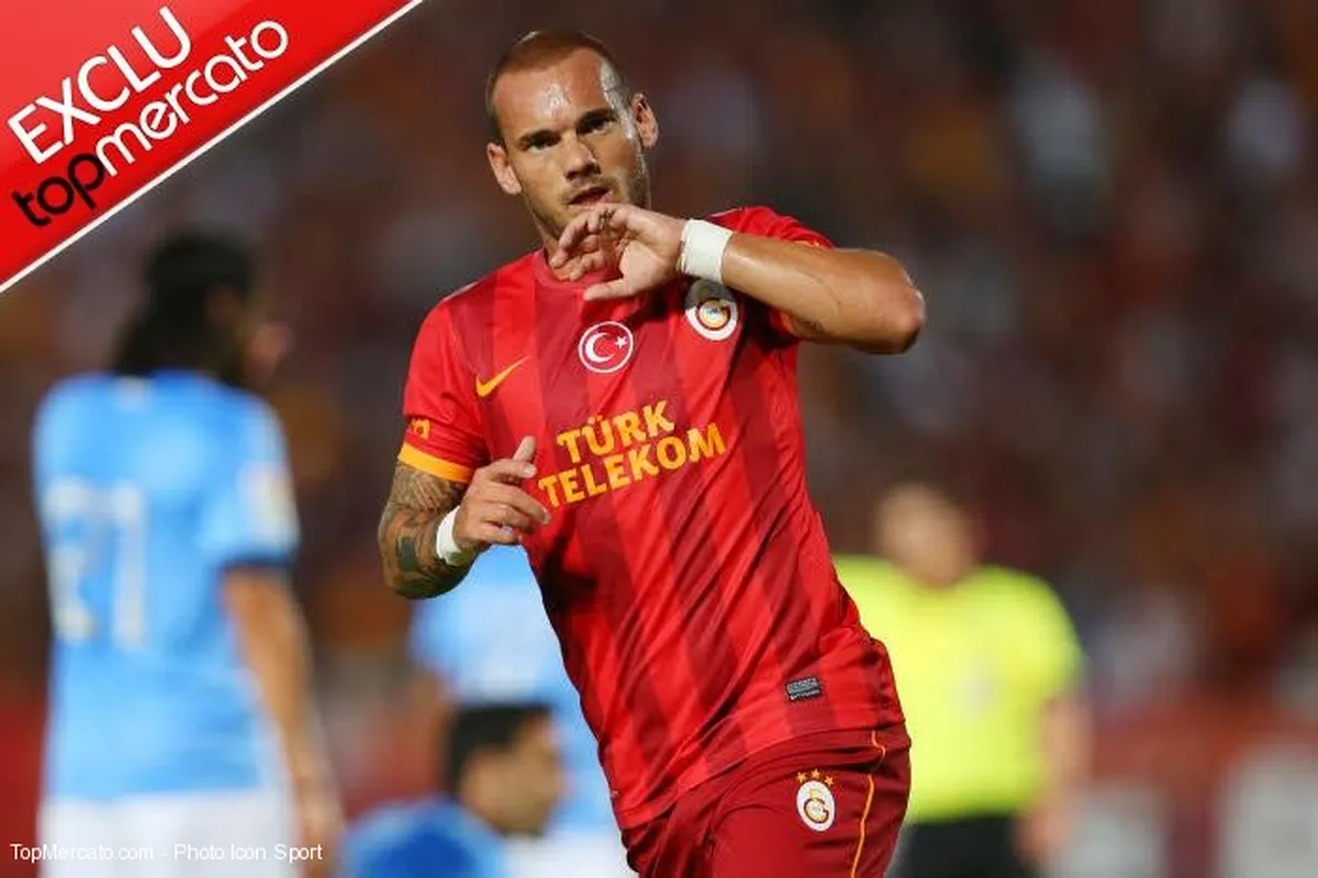 Sortie de vestiaires… avec Wesley Sneijder