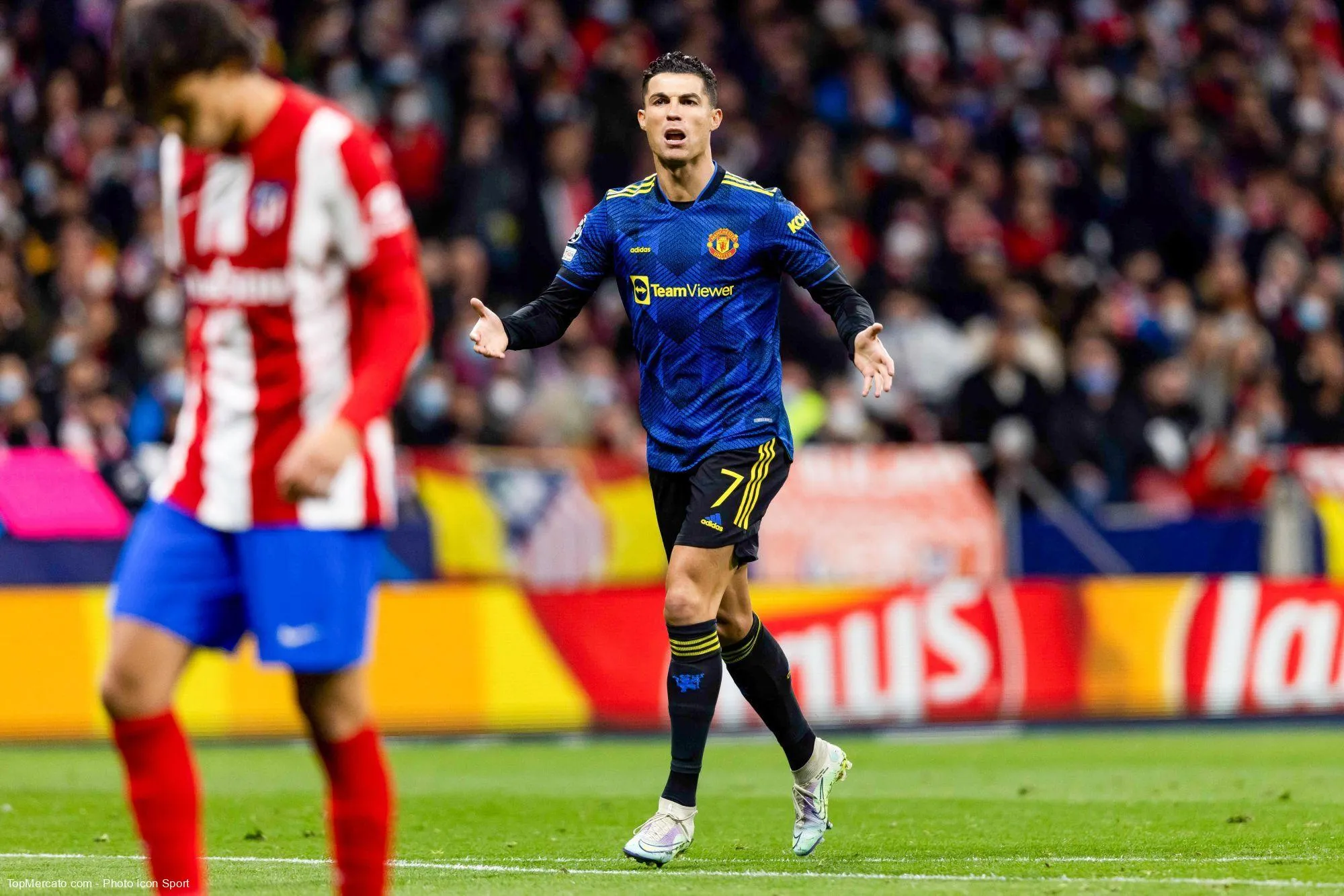Cristiano Ronaldo, match Atletico Madrid-Manchester United